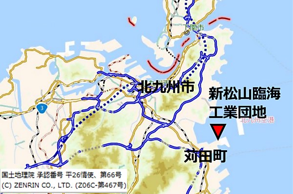 図　「かんだ発電所」の建設予定地
