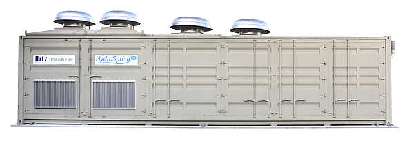 図　日立造船が開発した国内最大の固体高分子形水素発生装置