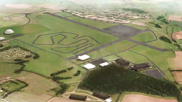 図　テストコースの完成予想図