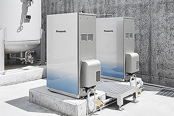 図　静岡県の「静岡型水素タウン」プロジェクト向けにパナソニックが提供した純水素燃料電池