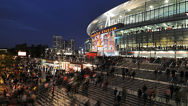 図　アーセナルFCのホームスタジアムである「Emirates Stadium」
